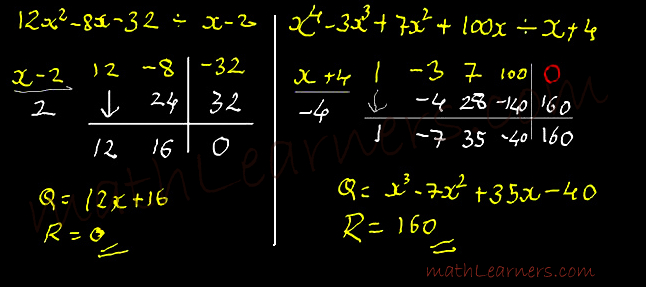 Vedic Mathematics Division of Polynomials