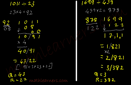 Vedic Mathematics tricks for dividing numbers using Anurupyena Sutra