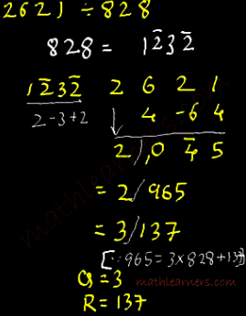 Vedic Mathematics tricks for dividing numbers using Anurupyena Sutra