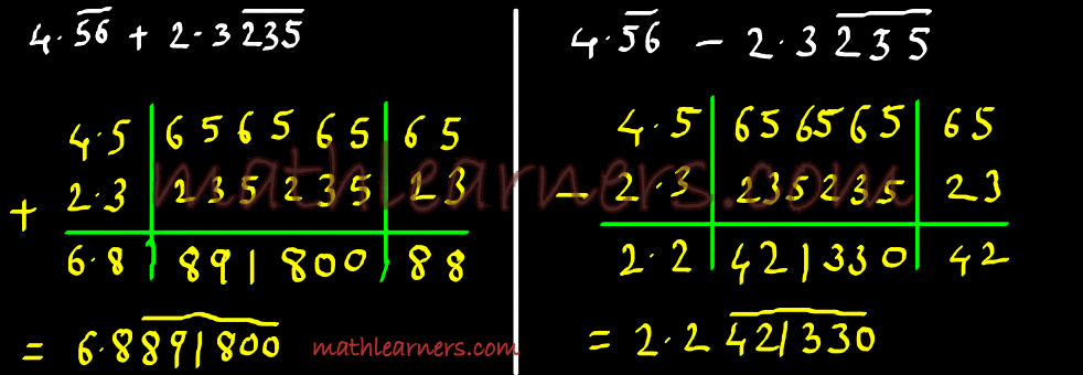 RecurringNumbers9Addition_Subtraction1