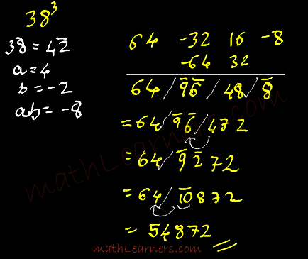 Shorcut to find Cube of a Number in Vedic Mathematics using Anurupyena