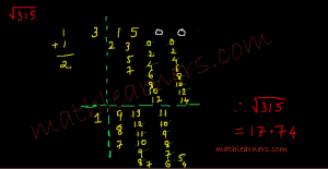 Square Root Example