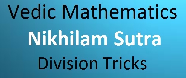 Vedic Mathematics Nikhilam Sutra